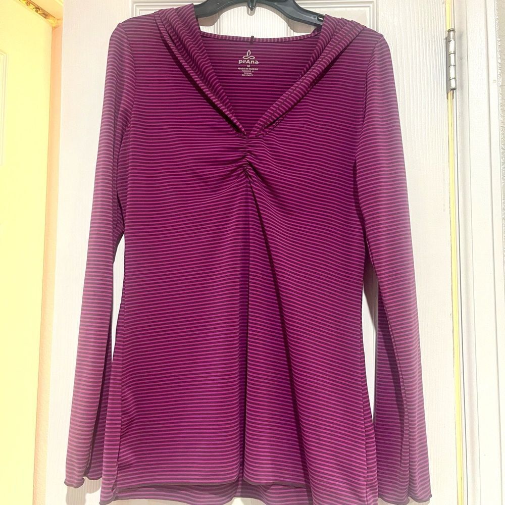 Prana Long Sleeve Hooded Top